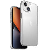  Apple iPhone 14 Plus, Szilikon tok, közepesen ütésálló, légpárnás keret, Uniq Hybrid Air Fender, átlátszó