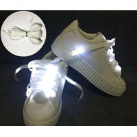  Világító LED-es Cipőfűző Fehér