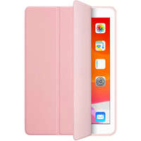  Apple iPad 10.2 (2019 / 2020 / 2021), mappa tok, szilikon hátlap, Smart Case, Xprotector Smart Book Flip, rózsaszín
