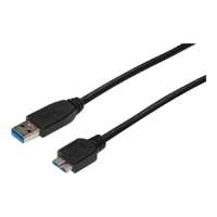 DIGITUS ASM AK-300117-005-S ASSMANN USB 3.0 SuperSpeed Connection Cable USB A M (plug)/microUSB B M (plug)