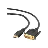  GEMBIRD CC-HDMI-DVI-6 HDMI DVI apa-apa kábel aranyozott csatlakozóval 1.8m bulk