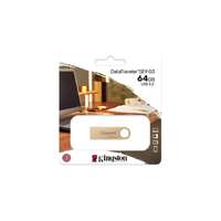 Kingston Kingston 64GB DataTraveler SE9 G3 USB-A 3.2 Gen 1 pendrive arany