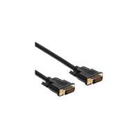 OEM OEM DVI-D M / M video jelkábel 2m dual link fekete