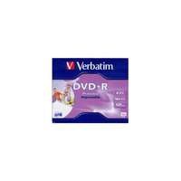 Verbatim Verbatim DVD + R írható DVD lemez 4,7GB matt nyomtatható normál tok