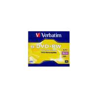 Verbatim Verbatim DVD + RW újraírható DVD lemez 4,7GB normál tok