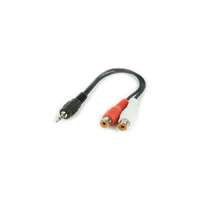 Gembird Gembird Jack stereo 3,5mm -> 2db RCA M / F audio kábel 0.2m fekete