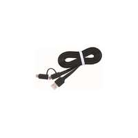 Gembird Gembird USB charging combo cable (Lightning 8-pin / Micro USB), 1m, black