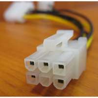  Kábel Táp Átalakító Kolink 2x Molex (Male) - 6-Pin VGA (Female) V1