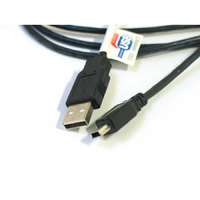  Kábel USB Összekötő Value USB 2.0 A (Male) - mini B (Male) 1.8m