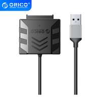 ORICO Orico Dokkoló adapter - 3.5" SATA HDD Adapter (2,5" / 3,5" HDD / SSD -> USB-A3.0, Max.: 2TB, 30cm, fekete)