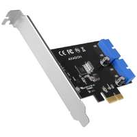 Axagon I/O bővítőkártya Axagon PCIe adapter, 4x belső USB 3.0 csatlakozó