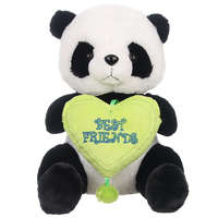 W-web Peny - plüss panda zöld szívvel - 35cm