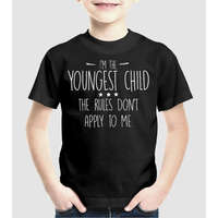 Pólómánia I'm the youngest child - Uniszex Gyerek Póló