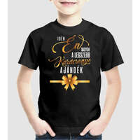 Pólómánia Idén Én vagyok a legszebb Karácsonyi ajándék - Uniszex Gyerek Póló