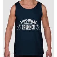 Pólómánia This is what an awesome drummer looks like - Férfi Ujjatlan Trikó