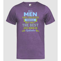 Pólómánia All men created equal....september - Férfi Heather Póló
