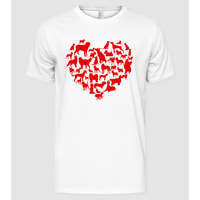 Pólómánia Doggy heart - Férfi Alap póló