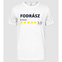 Pólómánia Értékelés 5 csillag - FODRÁSZ - Férfi Alap póló