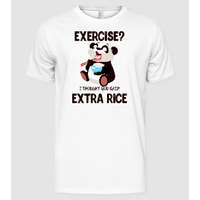 Pólómánia Exercise panda - Férfi Alap póló