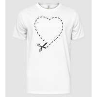 Pólómánia How to cut a Heart - Férfi Alap póló