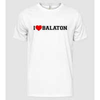 Pólómánia I heart balaton 2 szín - Férfi Alap póló