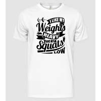 Pólómánia I like my weights - Férfi Alap póló