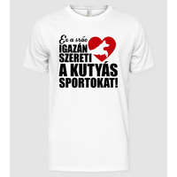 Pólómánia Kutyás sportos srác - Férfi Alap póló