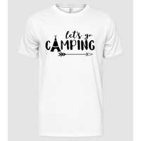 Pólómánia Let's go camping - Férfi Alap póló