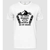 Pólómánia Snowboard élvezet - Férfi Alap póló