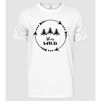 Pólómánia Stay wild arrows circle - Férfi Alap póló