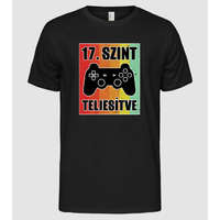 Pólómánia 17 szint teljesítve retro gamer - Férfi Alap póló