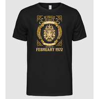 Pólómánia 1972 40 éves kings are born in february - Férfi Alap póló