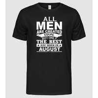Pólómánia All men are created august - Férfi Alap póló