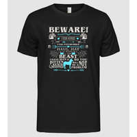 Pólómánia Beware i ride horses - Férfi Alap póló