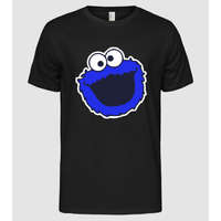 Pólómánia Cookie Monster Face - Férfi Alap póló