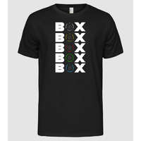 Pólómánia Forma 1 Box összes abroncs fekete póló - Férfi Alap póló