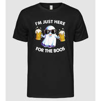 Pólómánia Im just here for the boos - Férfi Alap póló