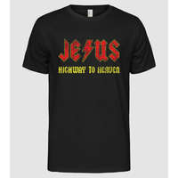 Pólómánia JESUS HIGHWAY TO HELL - Férfi Alap póló