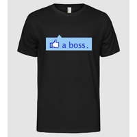 Pólómánia Like A Boss - Férfi Alap póló