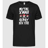 Pólómánia Metal x-mas - Heavy new year - Férfi Alap póló