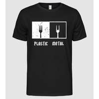 Pólómánia Plastic vs metal - Férfi Alap póló