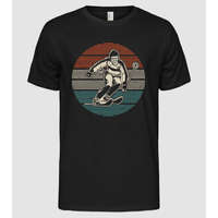 Pólómánia Retro circle ski textured - Férfi Alap póló