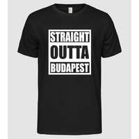 Pólómánia Straight Outta Budapest - Férfi Alap póló