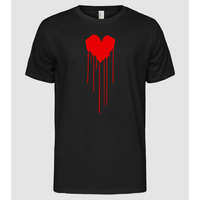 Pólómánia Zombie Heart - Férfi Alap póló