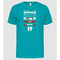 Pólómánia Szülinapos Gamer 19 - Férfi Alap póló
