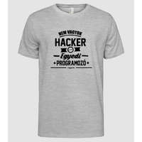 Pólómánia Nem vagyok hacker, én egy egyedi programozó vagyok - Férfi Alap póló
