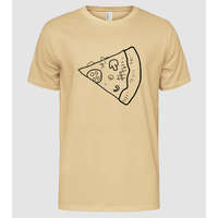Pólómánia Pizza szelet (páros minta része) - Férfi Alap póló