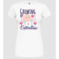 Pólómánia Growing my Valentine - Női Kerek nyakú Póló