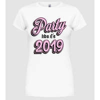 Pólómánia Party like its 2019 - Női Kerek nyakú Póló