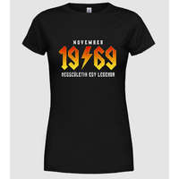 Pólómánia Rock születésnap 1969 November - Női Kerek nyakú Póló